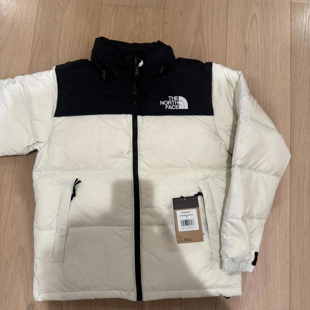 The North Face 1996 Nuptuse 700 Cream White puffer jacket